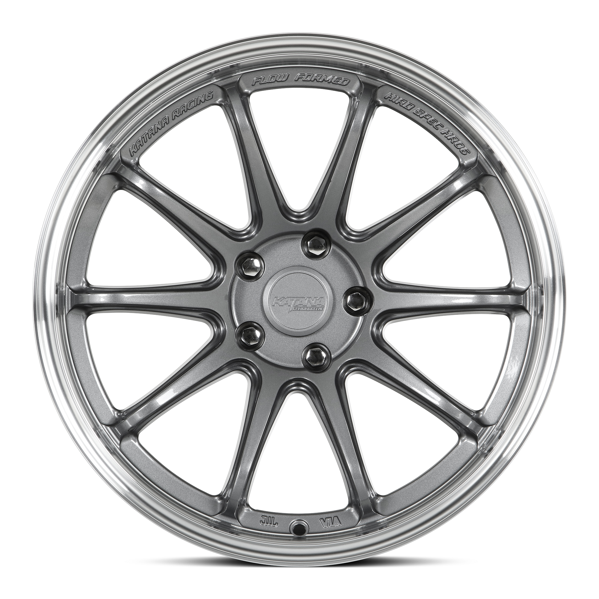 HR06 GLOSS GUNMETAL M LIP – Katanawheels