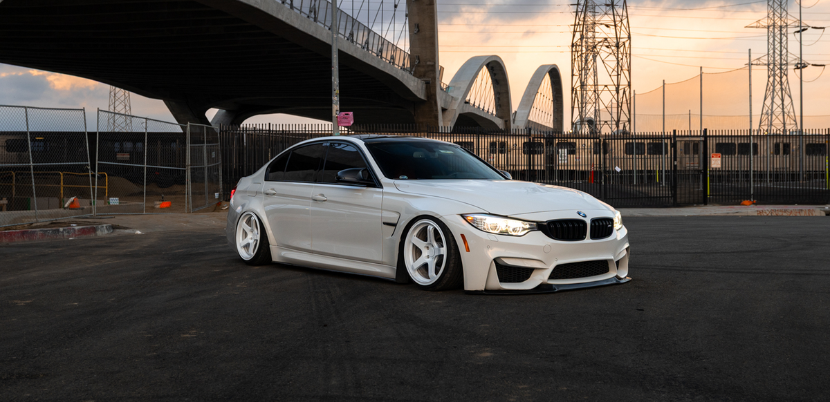 BMW M3 (F80) on Katana HR05 Gloss White
