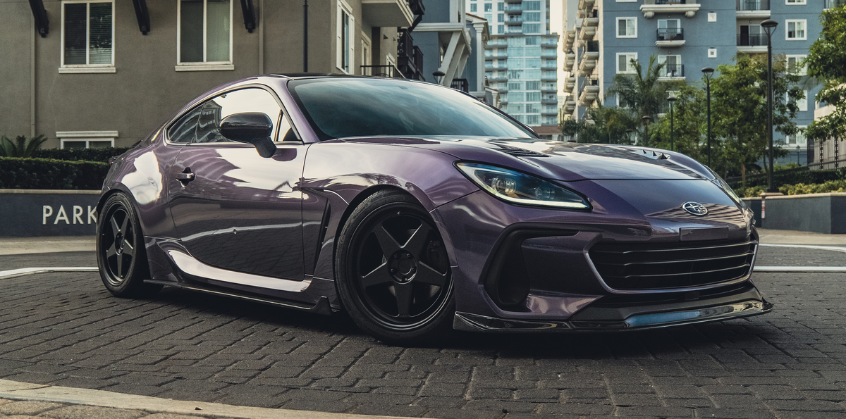 Toyota GR86 on Katana KR03 Matte Black