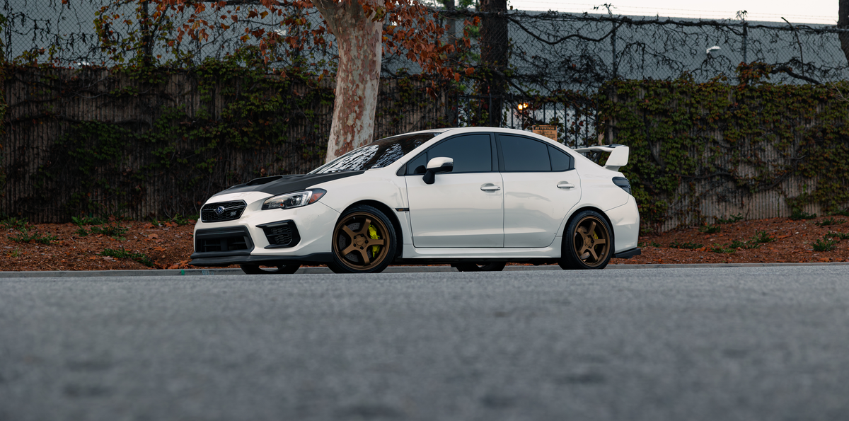 Subaru WRX STI on Katana HR05 Matte Bronze