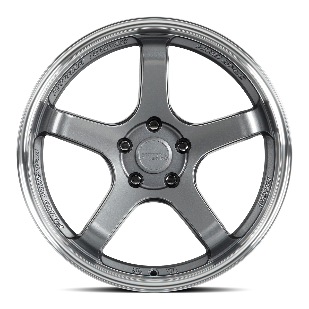 HR05 GLOSS GUNMETAL MACHINE LIP – Katanawheels