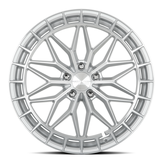 KR12 GLOSSY SILVER MACHINE FACE