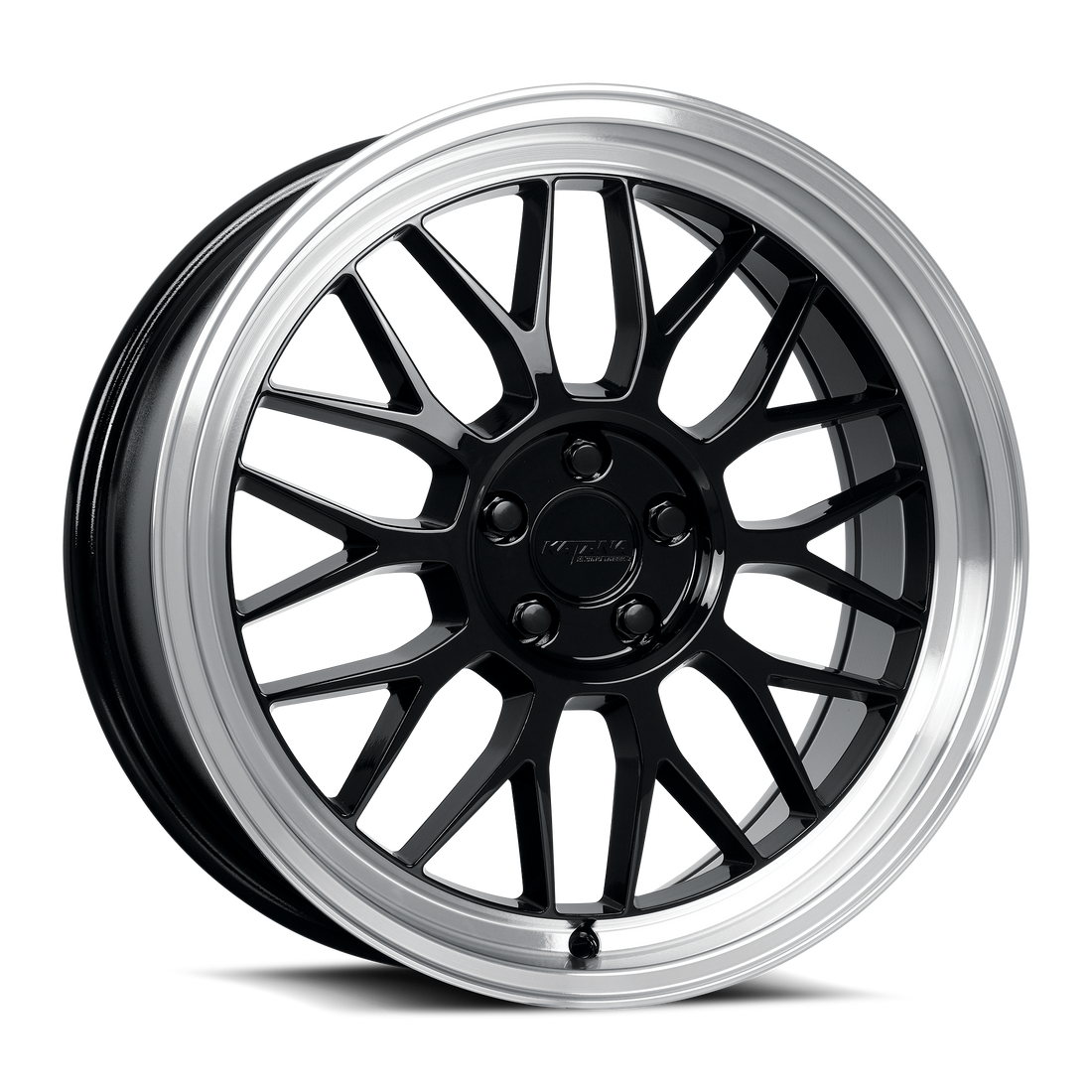 KR06 GLOSSY BLACK MACHINED LIP – Katanawheels
