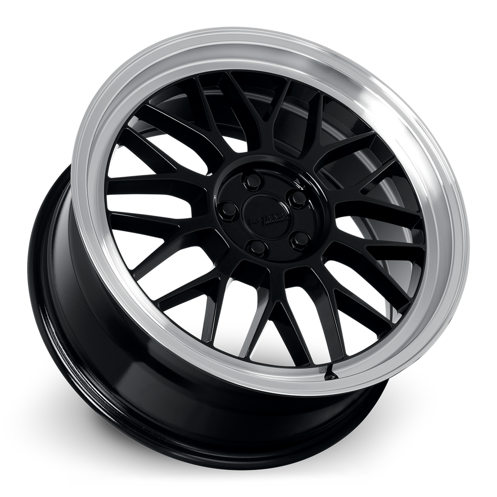 KR06 GLOSSY BLACK MACHINED LIP – Katanawheels