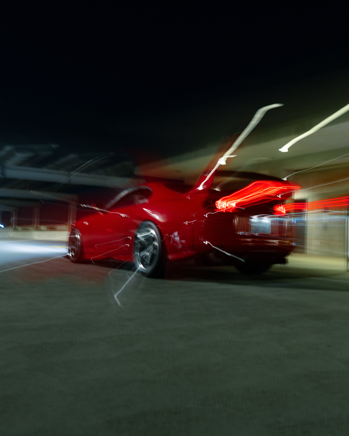 Toyota Supra (MK4) on Katana HR05 Gloss Gunmetal Machine Lip