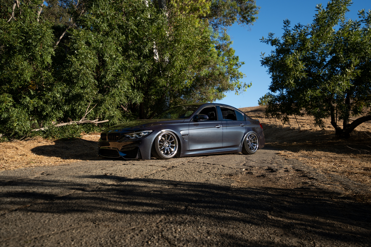 BMW M3 (F80) off-road shoot on Katana HR05 Hyper Silver